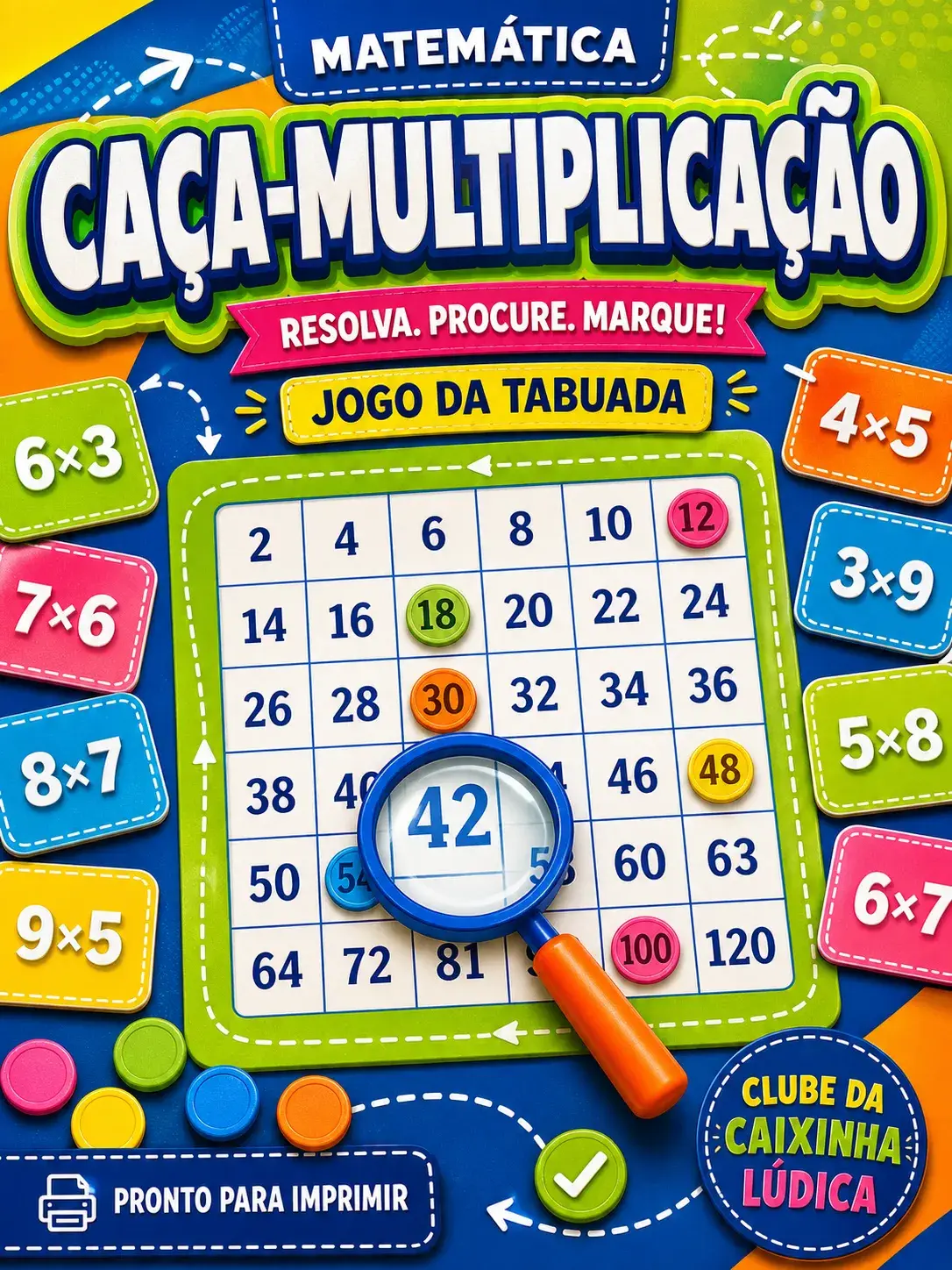 Capa do recurso Caça Multiplicação