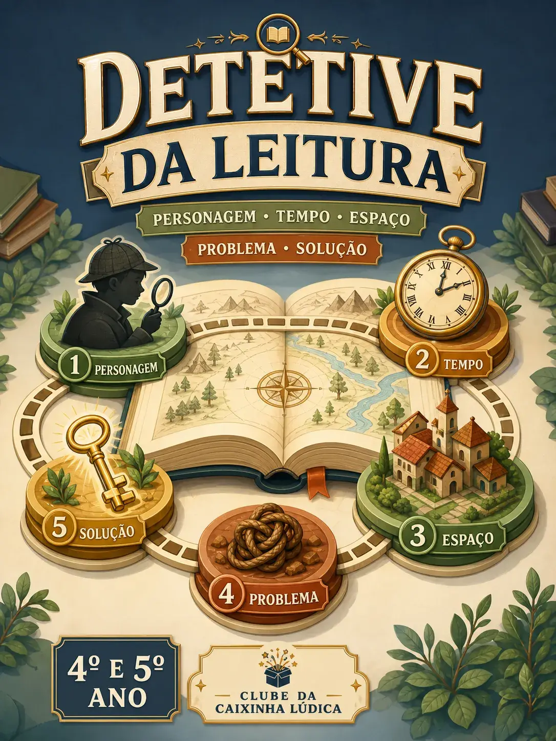 Capa do recurso Detetive da Leitura