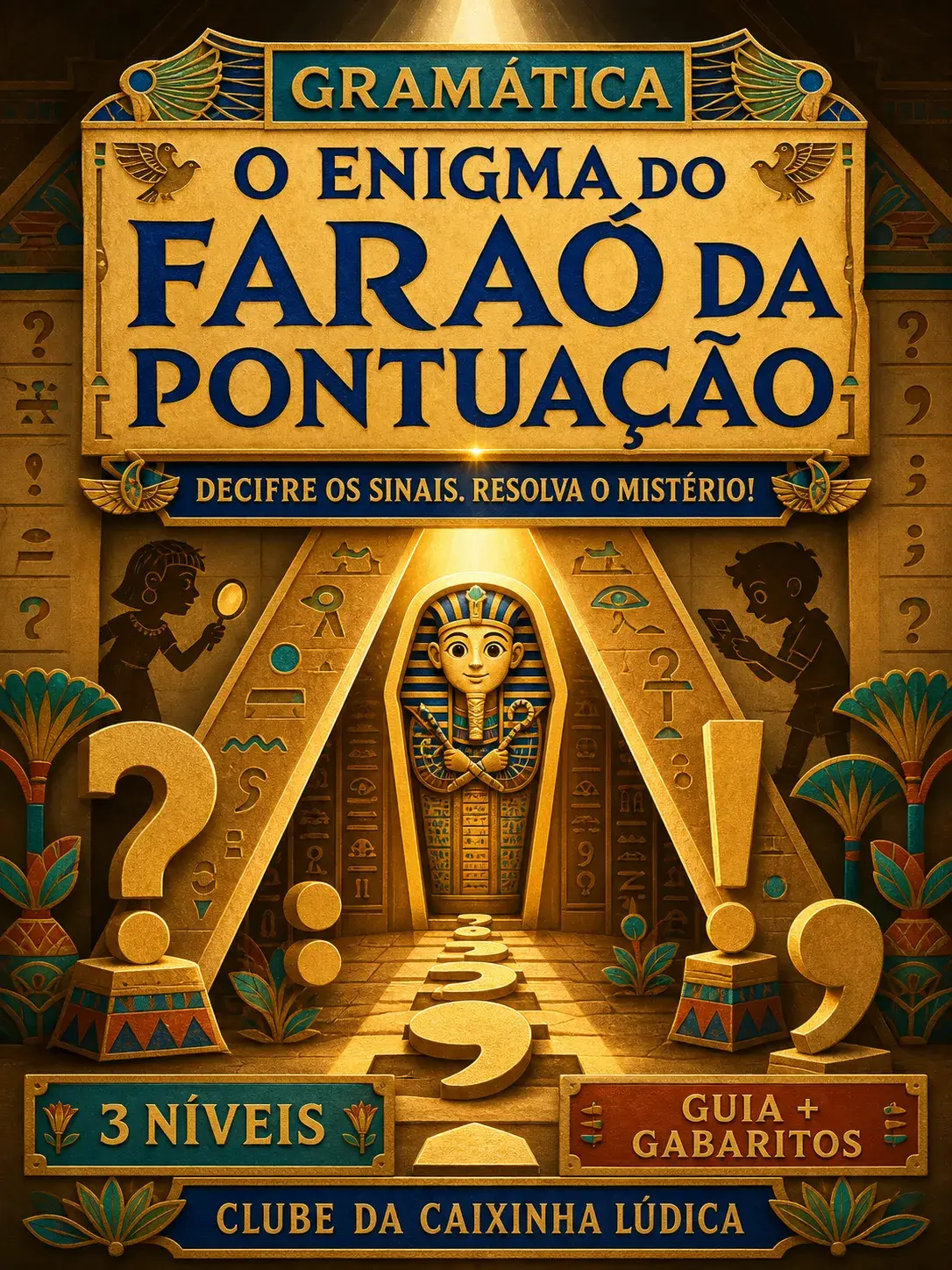 Capa do recurso Enigma do Faraó da Pontuação