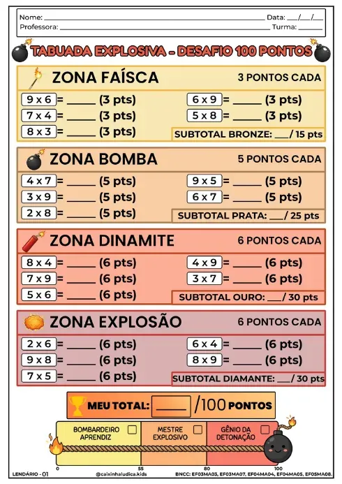 Folha do nível Lendário, colorida