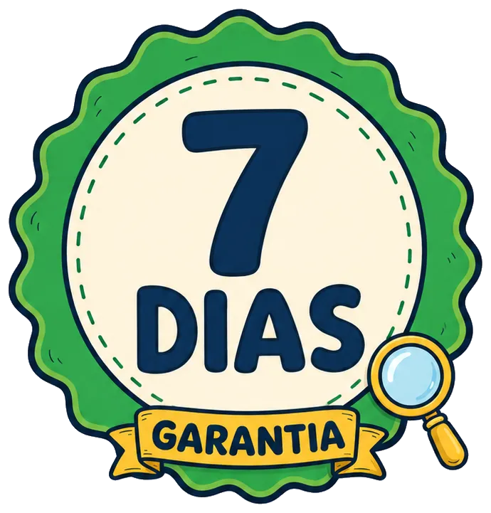 Selo de garantia de 7 dias