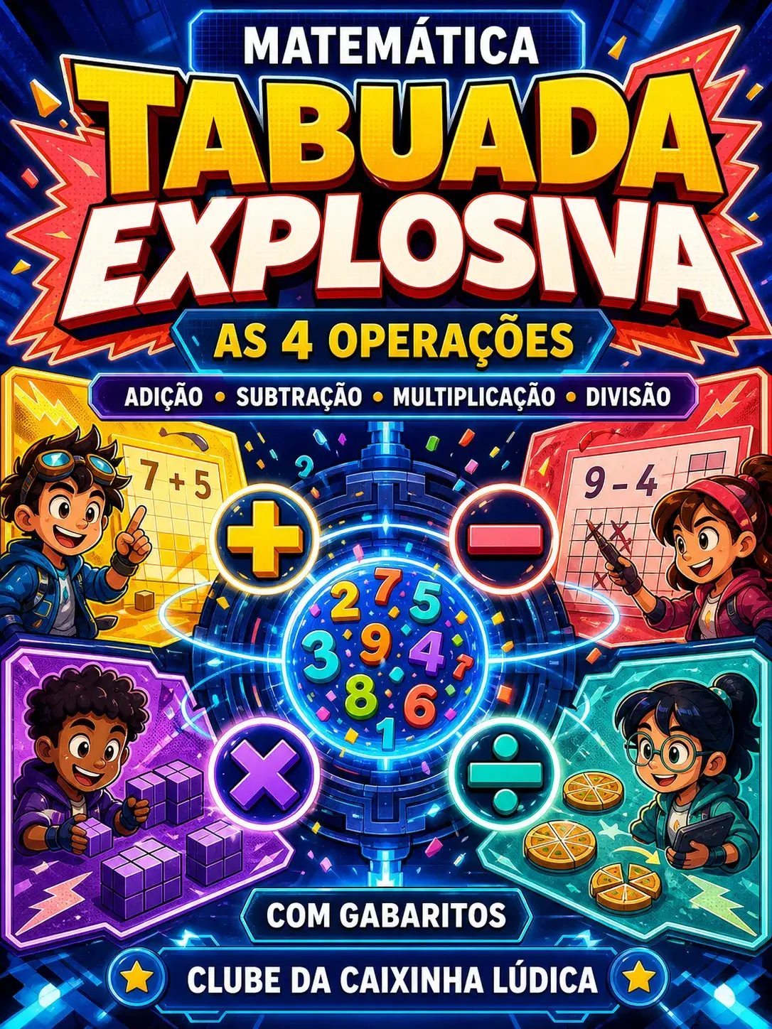 Capa do recurso Tabuada Explosiva
